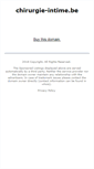 Mobile Screenshot of chirurgie-intime.be
